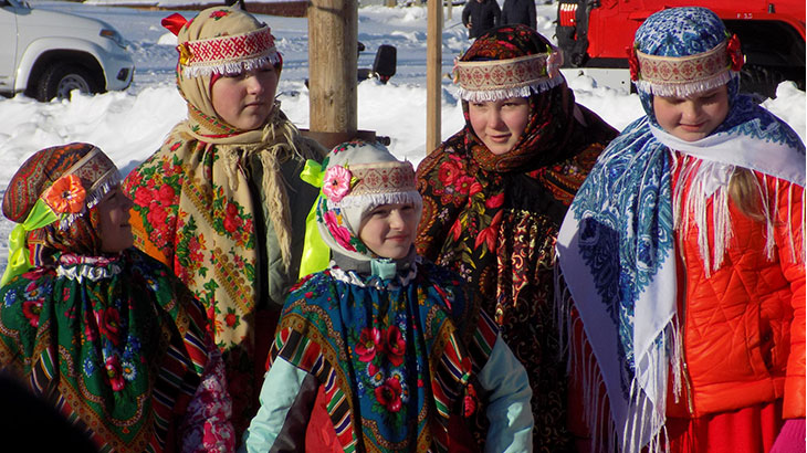 Соловки Масленица Дети