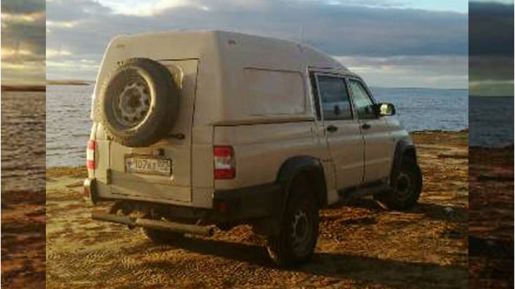 Бронированный автомобиль на базе UAZ Pickup 